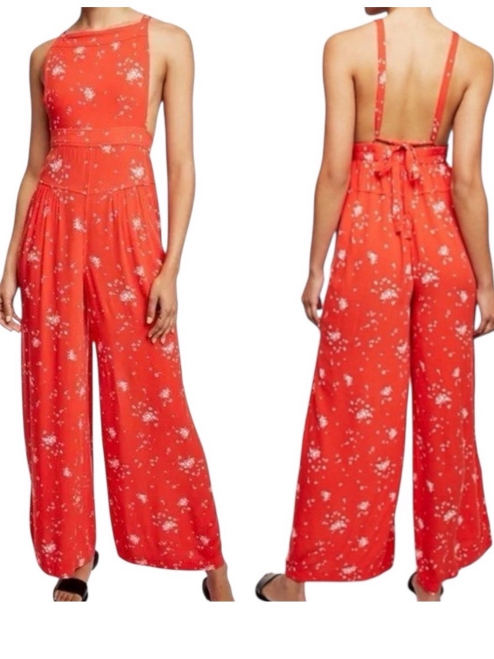 Free People Sweet In The Street Jumpsuit Festive Size XS